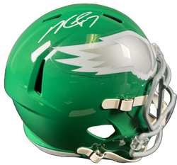 Image of Michael Vick Signed Philadelphia Eagles F/S Speed Helmet Autographed BAS COA