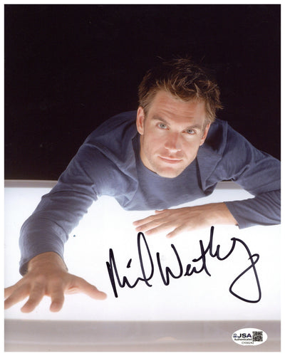 Michael Weatherly Signed 8x10 Photo NCIS Autographed JSA COA