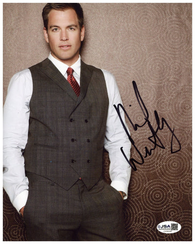 Michael Weatherly Signed 8x10 Photo NCIS Autographed JSA COA 3