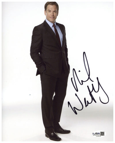 Michael Weatherly Signed 8x10 Photo NCIS Autographed JSA COA 4