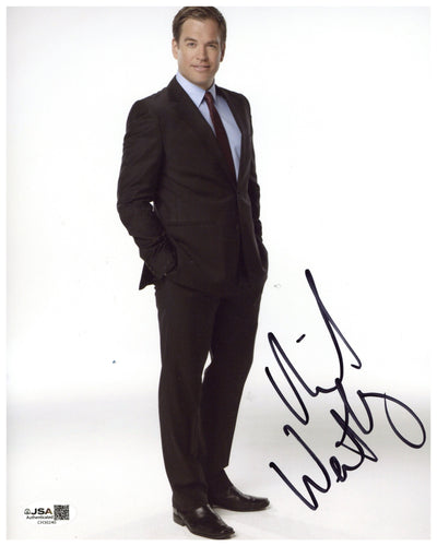 Michael Weatherly Signed 8x10 Photo NCIS Autographed JSA COA 4