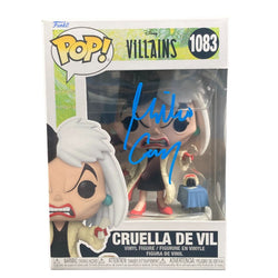 Image of Michelle Gomez Signed Funko POP Disney Villains 101 Dalmatian Cruella De Vil Auto JSA