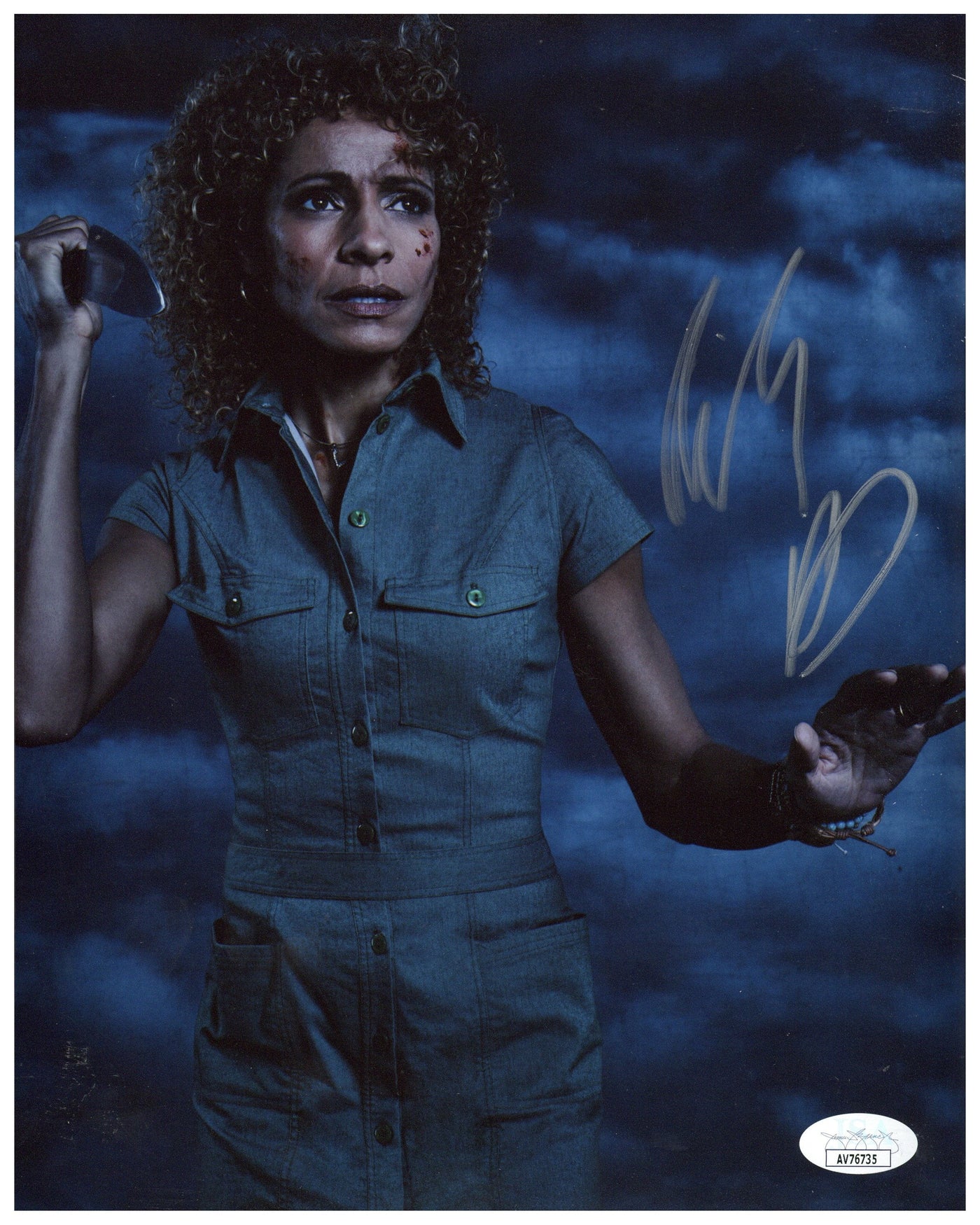 Michelle Hurd Signed 8x10 Photo Ash vs Evil Autographed JSA COA