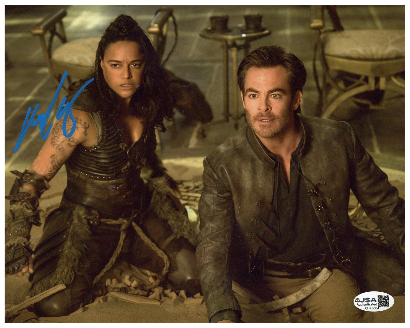 Michelle Rodriguez Signed 8x10 Photo Dungeons & Dragons Honor Among Thieves JSA 2