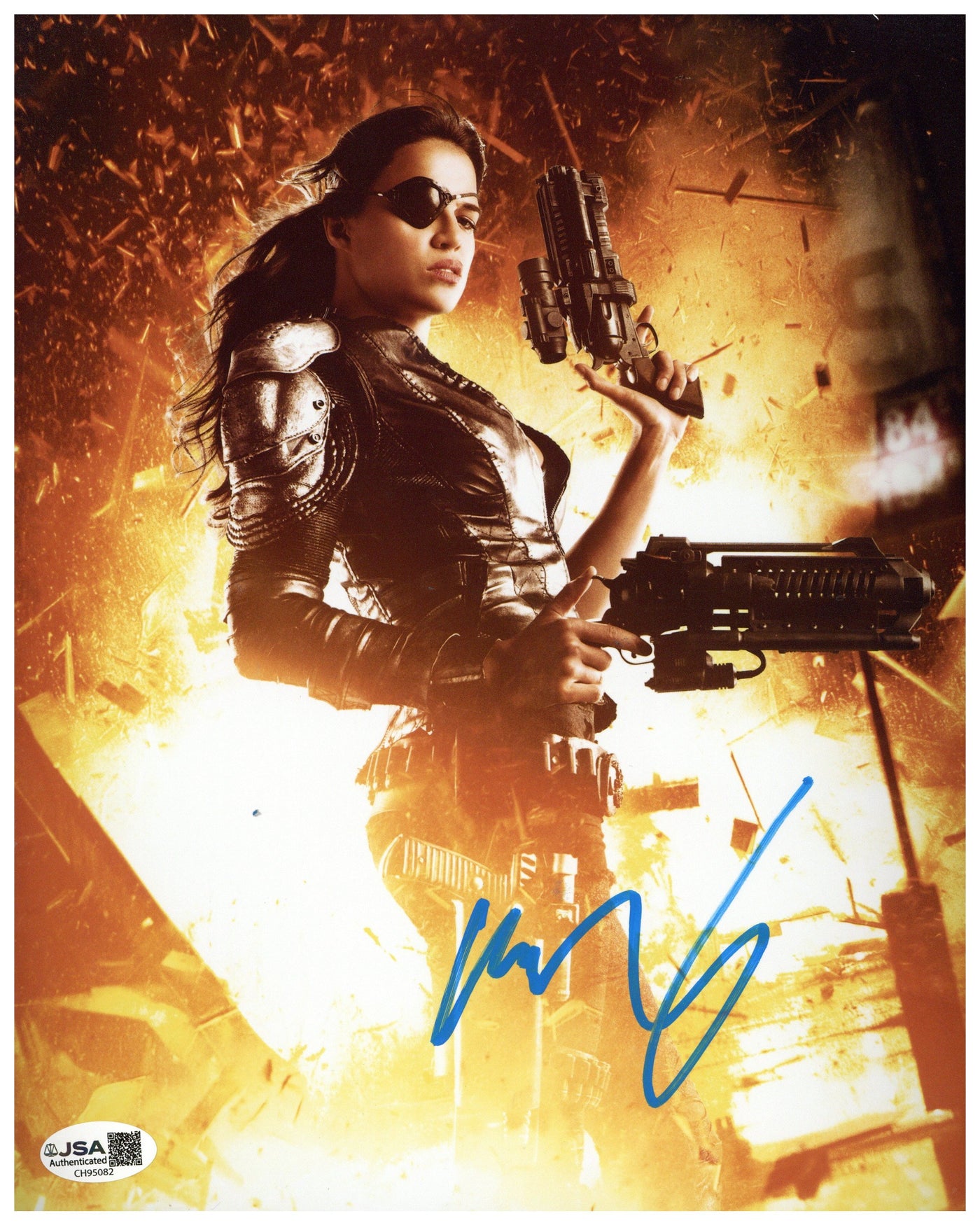 Michelle Rodriguez Signed 8x10 Photo Machete Autographed JSA COA