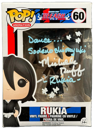 Michelle Ruff Signed Funko Pop #60 Rukia Bleach Autographed JSA COA