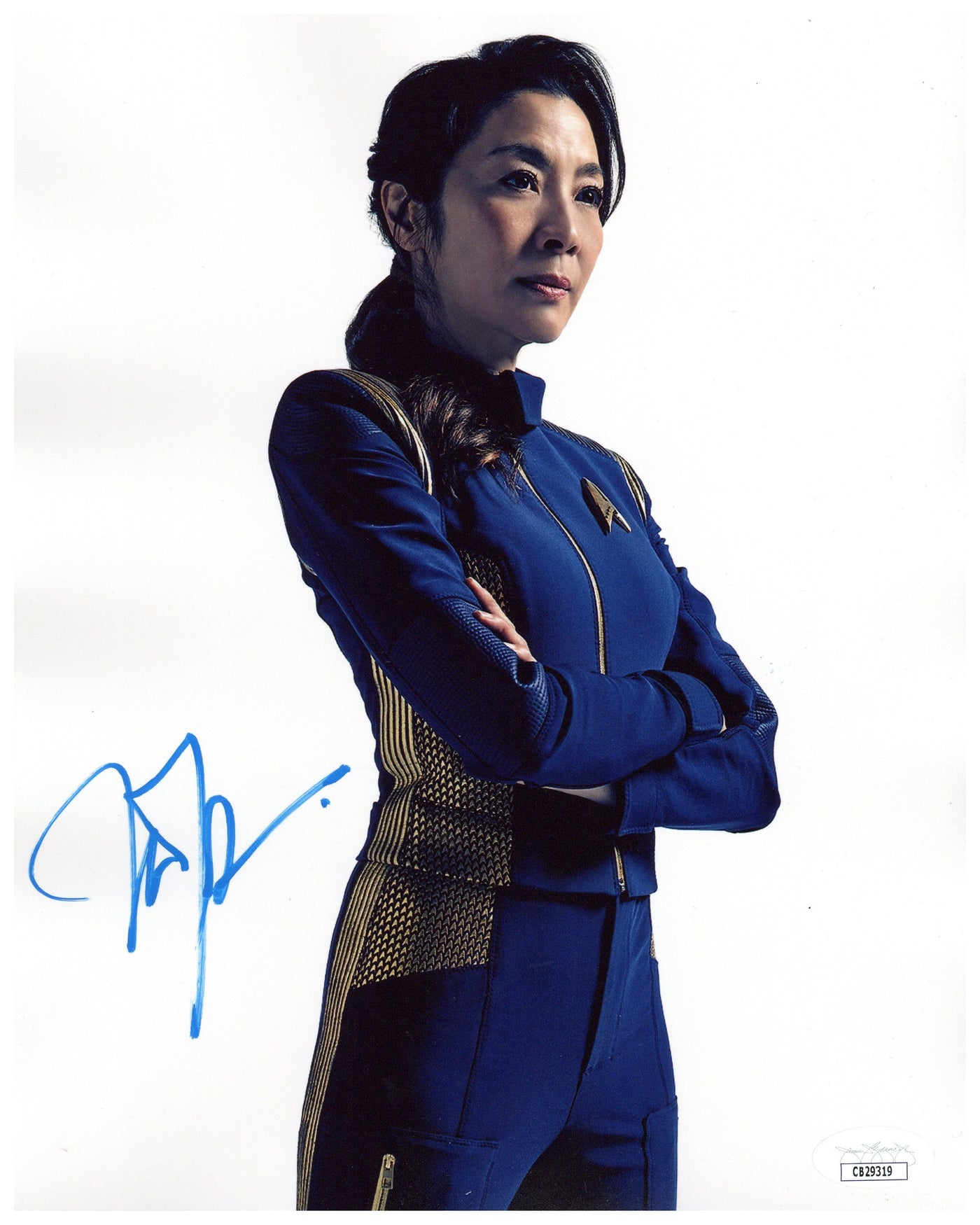 Michelle Yeoh Signed 8x10 Photo Star Trek Autographed JSA COA