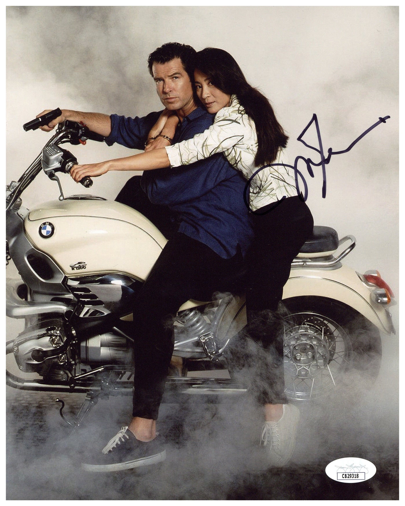 Michelle Yeoh Signed 8x10 Photo Tomorrow Never Dies Autographed JSA COA