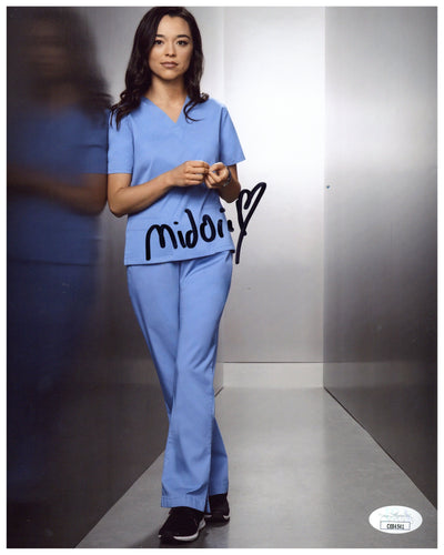 Midori Francis Signed 8x10 Photo Grey's Anatomy Autographed JSA COA 2