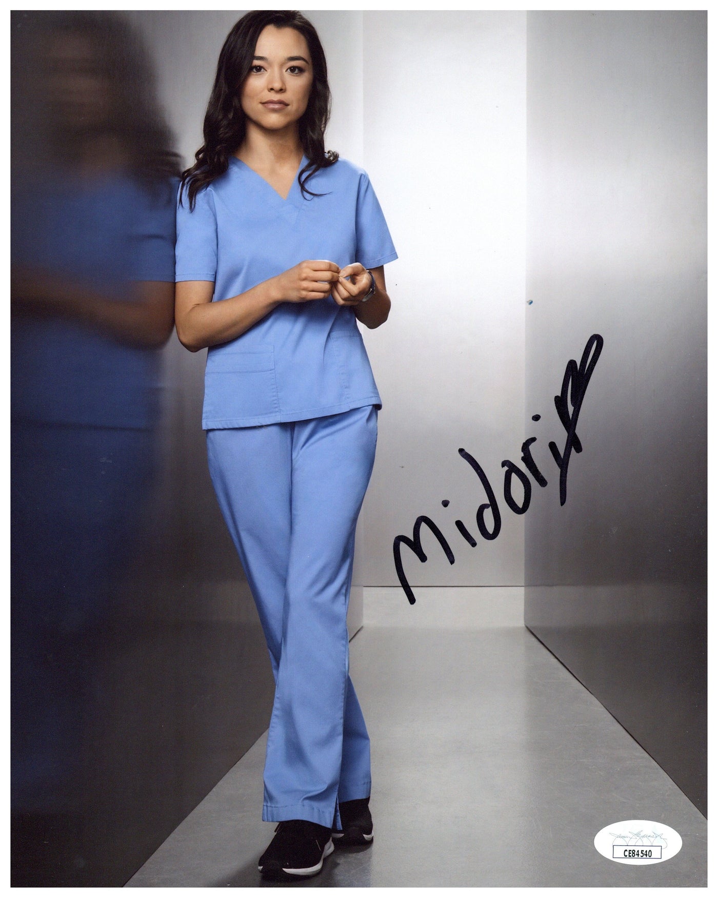 Midori Francis Signed 8x10 Photo Grey's Anatomy Autographed JSA COA 2