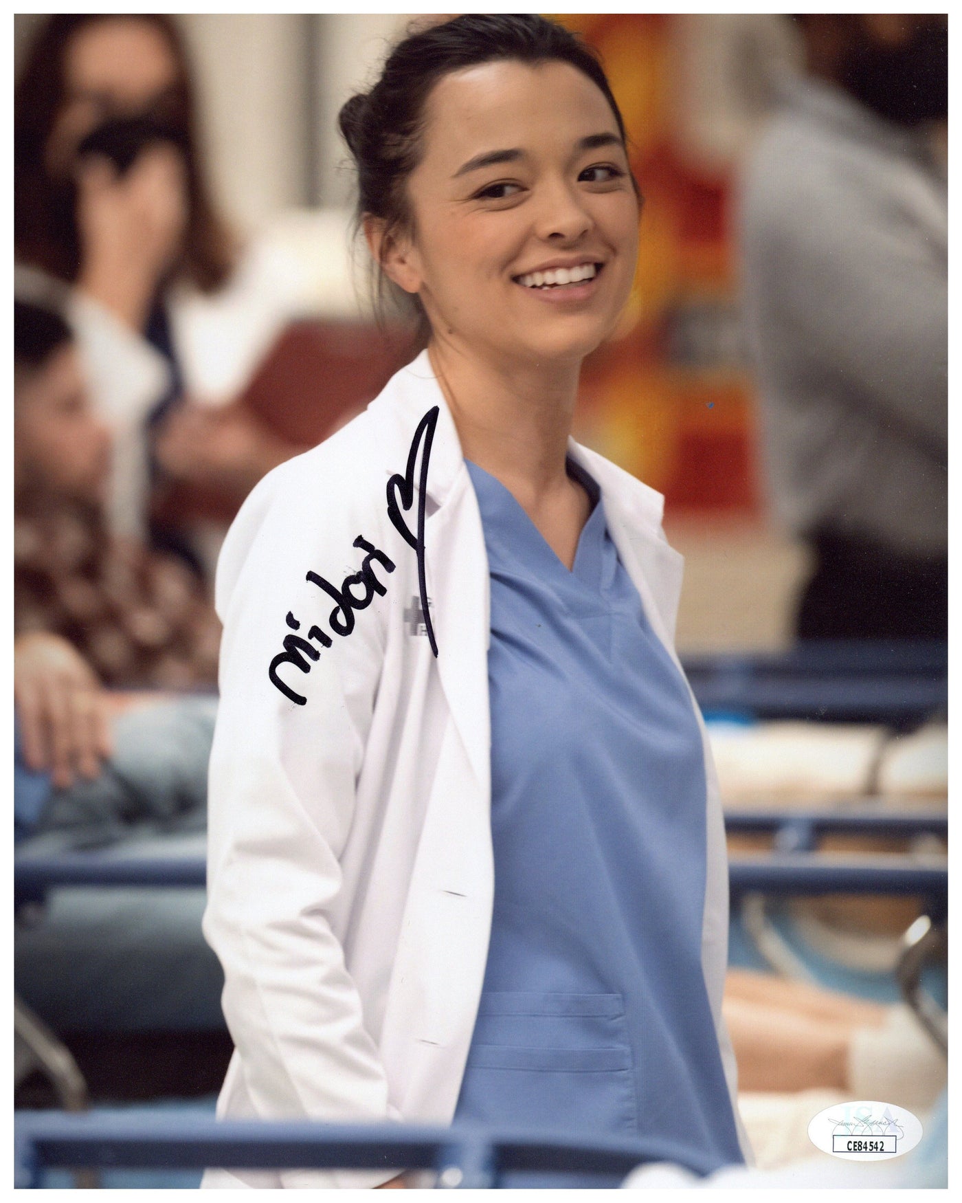 Midori Francis Signed 8x10 Photo Grey's Anatomy Autographed JSA COA