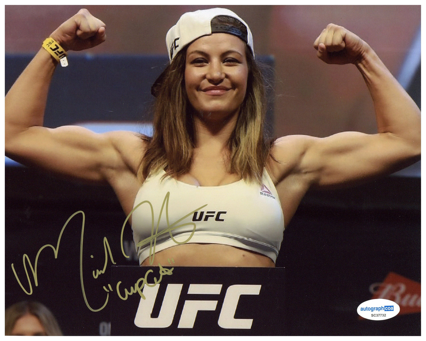 Miesha Tate Signed 8x10 Photo UFC Champion Autographed ACOA