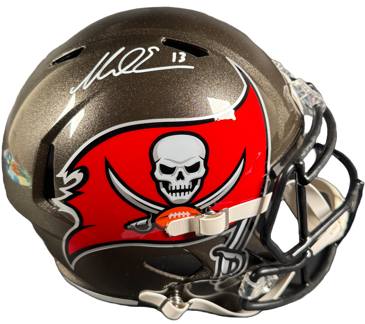 Mike Evans Signed Tampa Bay Buccaneers F/S Speed Helmet BAS COA