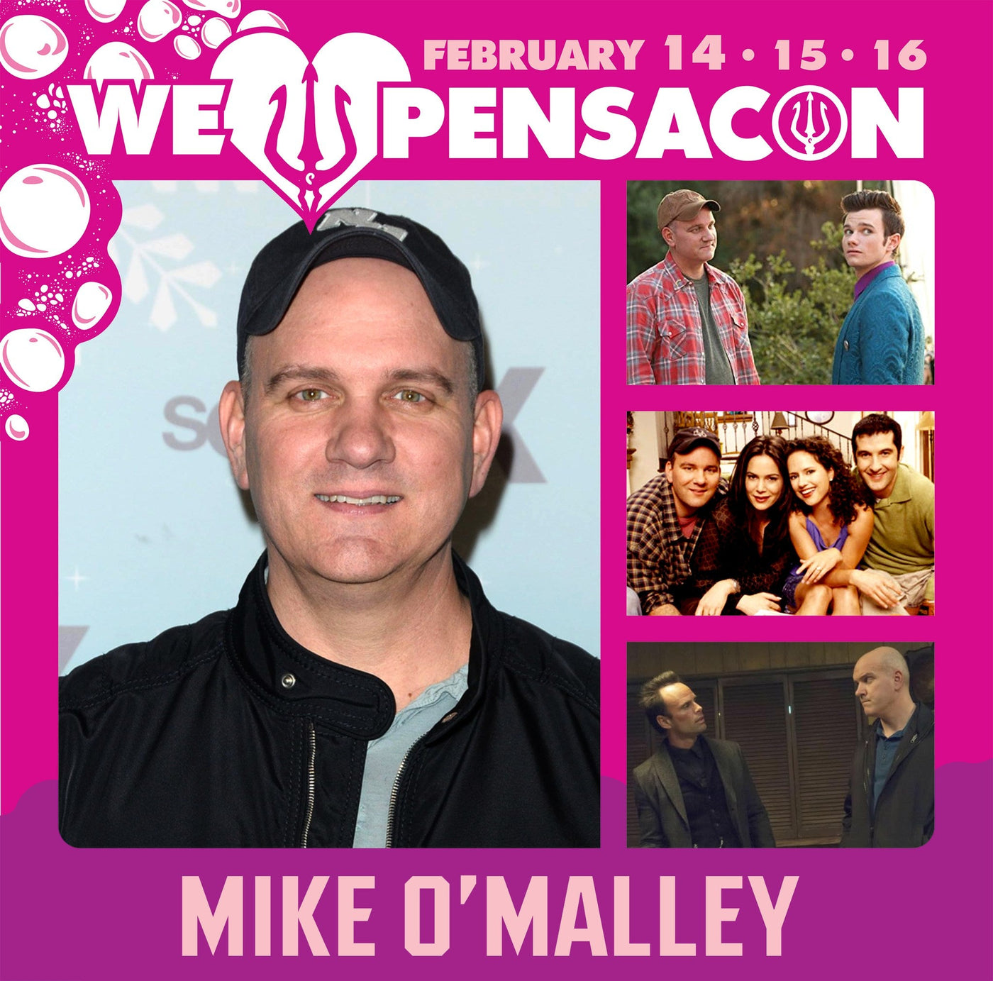 Mike O'Malley Official Autograph Mail-In Service - Pensacon 2025