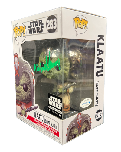 Mike Williams Signed Funko POP Star Wars Klaatu Autographed ACOA COA 2