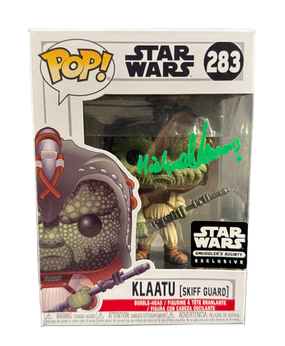 Mike Williams Signed Funko POP Star Wars Klaatu Autographed ACOA COA 2