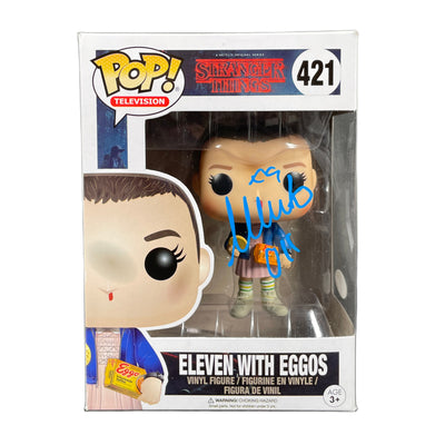 Millie Bobby Brown Signed Funko POP Stranger Things Eleven #421 JSA COA