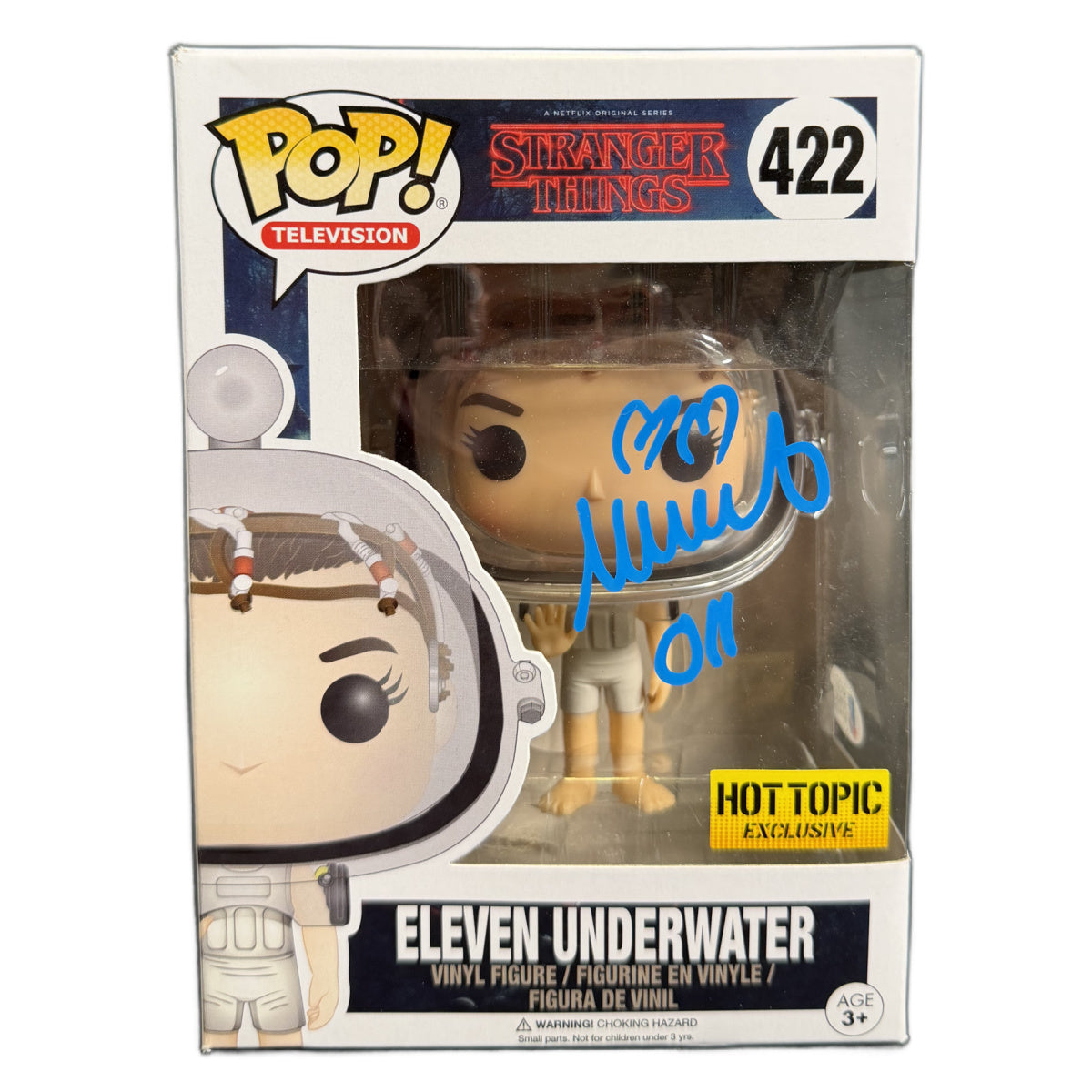 Millie Bobby Brown Signed Funko POP Stranger Things Eleven #422 HT JSA COA