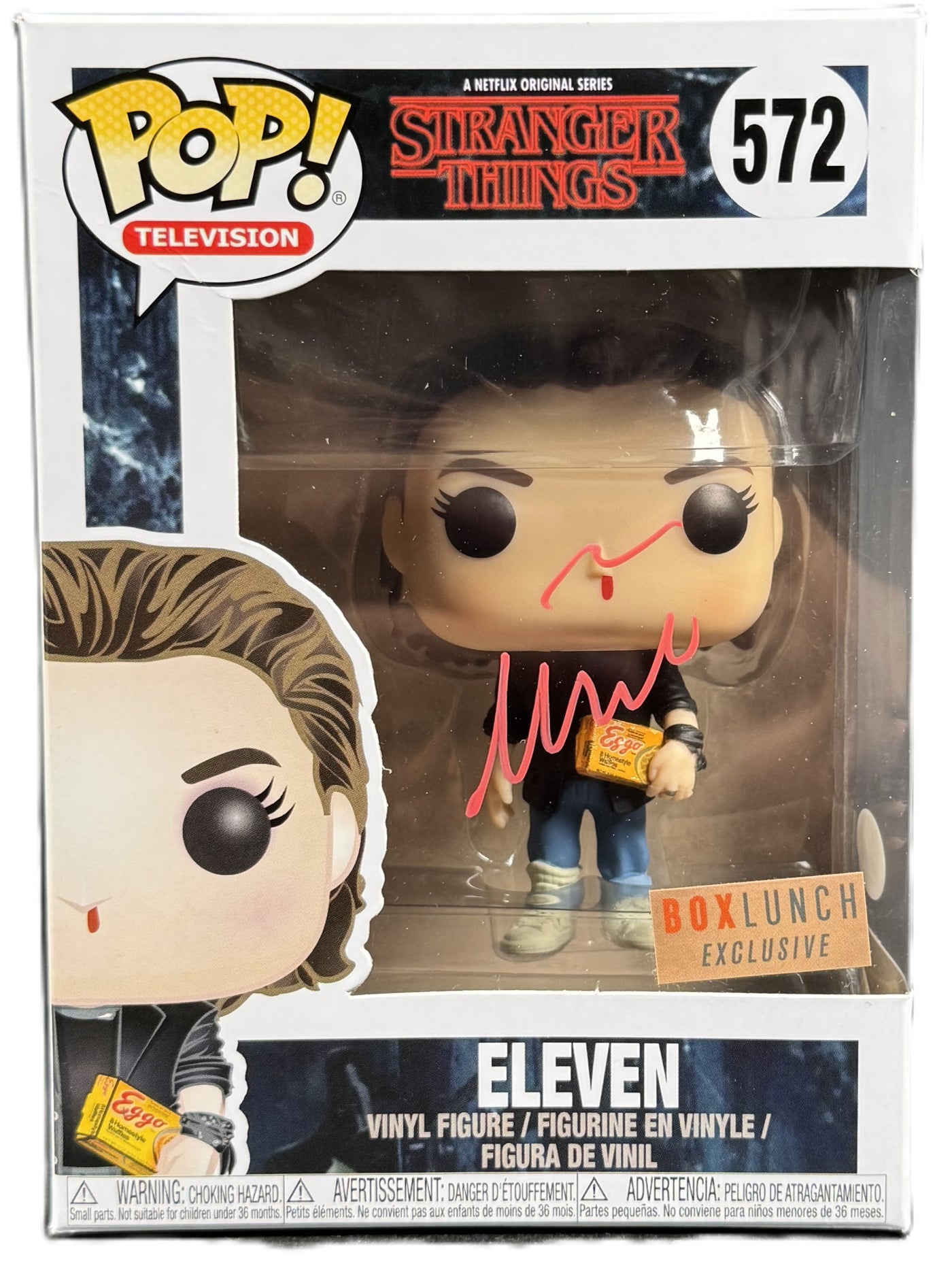 Millie Bobby Brown Signed Funko POP Stranger Things Eleven #572 JSA COA