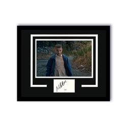 Image of Millie Bobby Brown Signed Stranger Things 11x14 Framed Authentic Autographed JSA 2