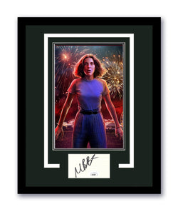 Image of Millie Bobby Brown Signed Stranger Things 11x14 Framed Authentic Autographed JSA 5