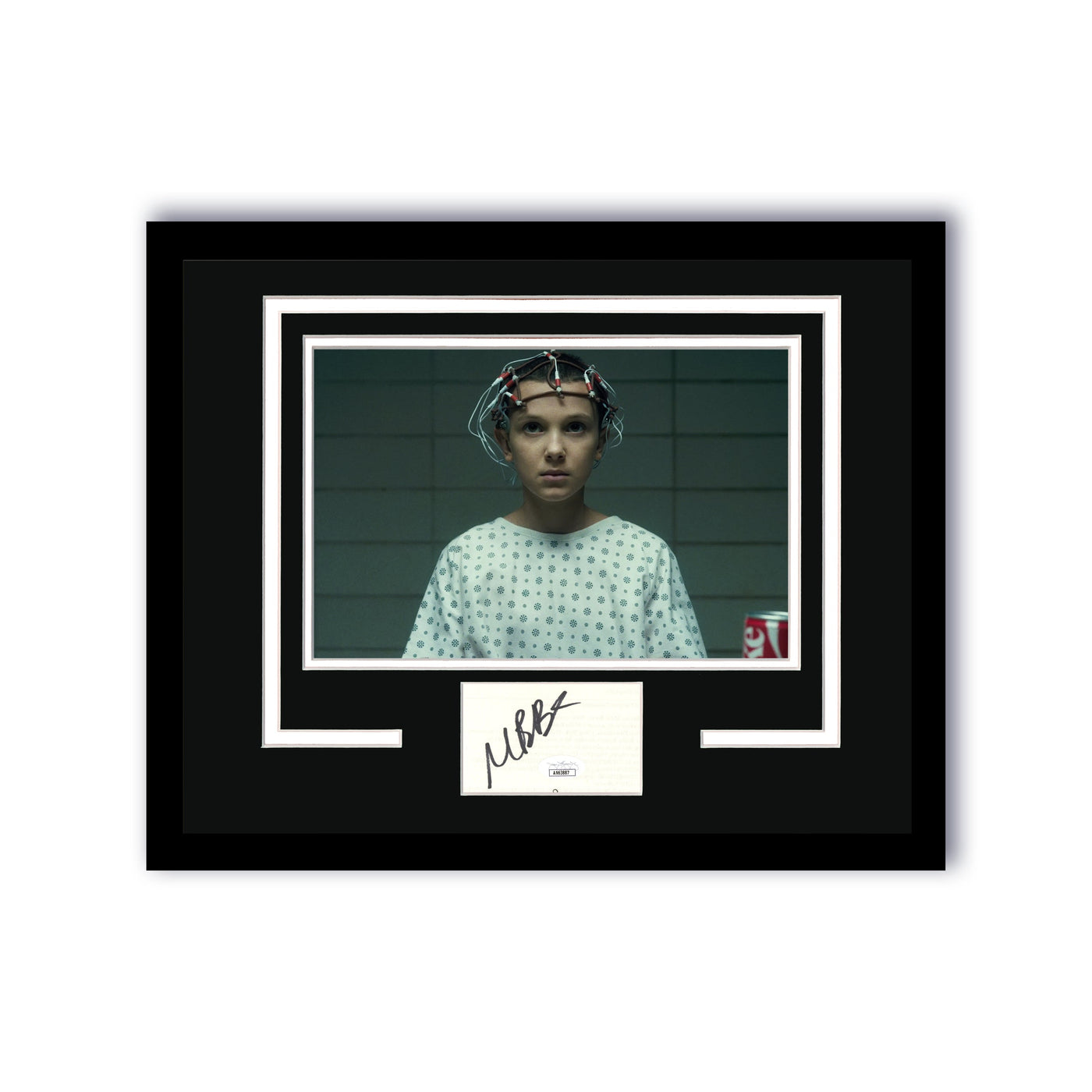 Millie Bobby Brown Signed Stranger Things 11x14 Framed Authentic Autographed JSA COA