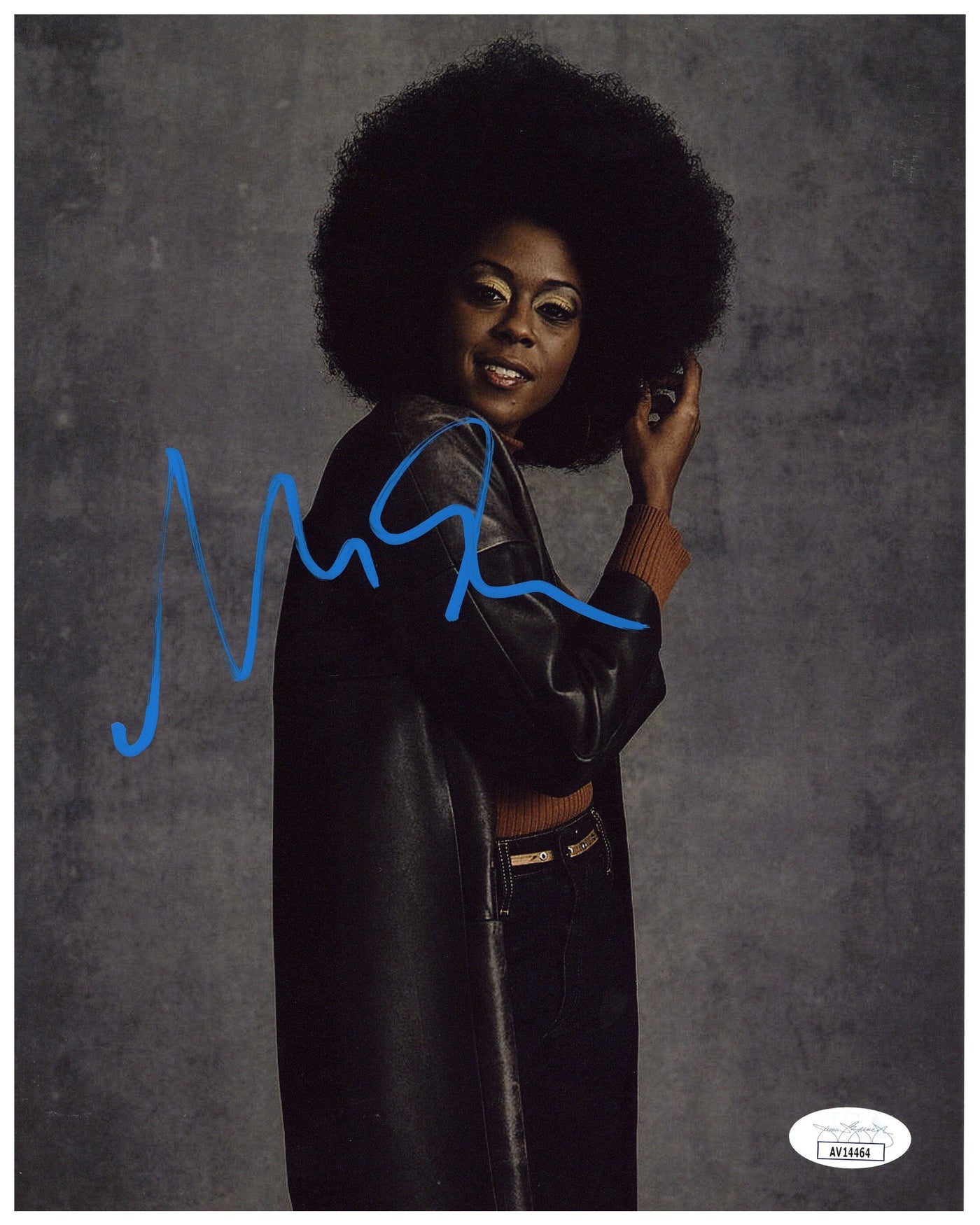 Moses Ingram Signed 8x10 Photo The Queen's Gambit Autographed JSA COA