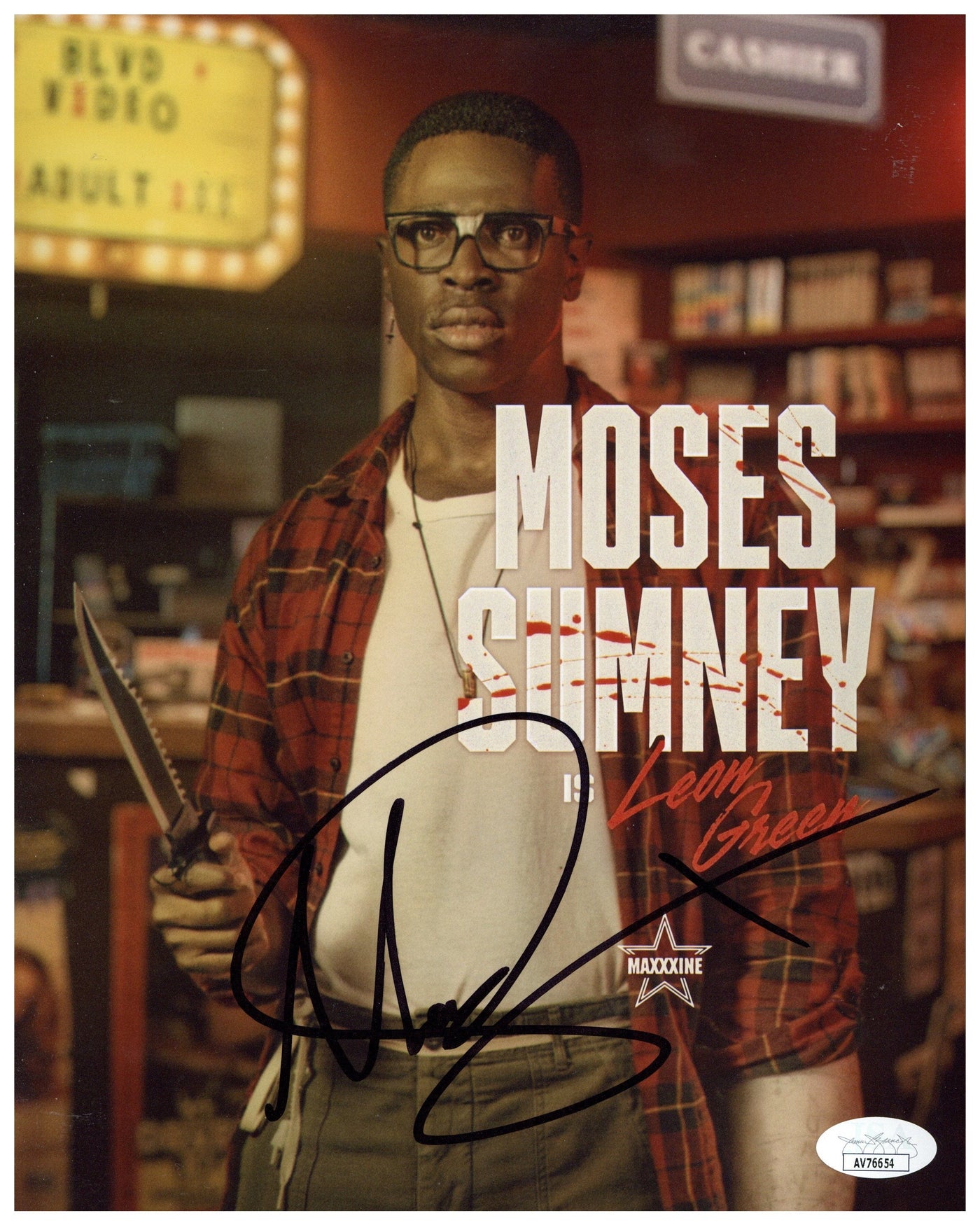 Moses Sumney Signed 8x10 Photo Maxxxine Autographed JSA COA