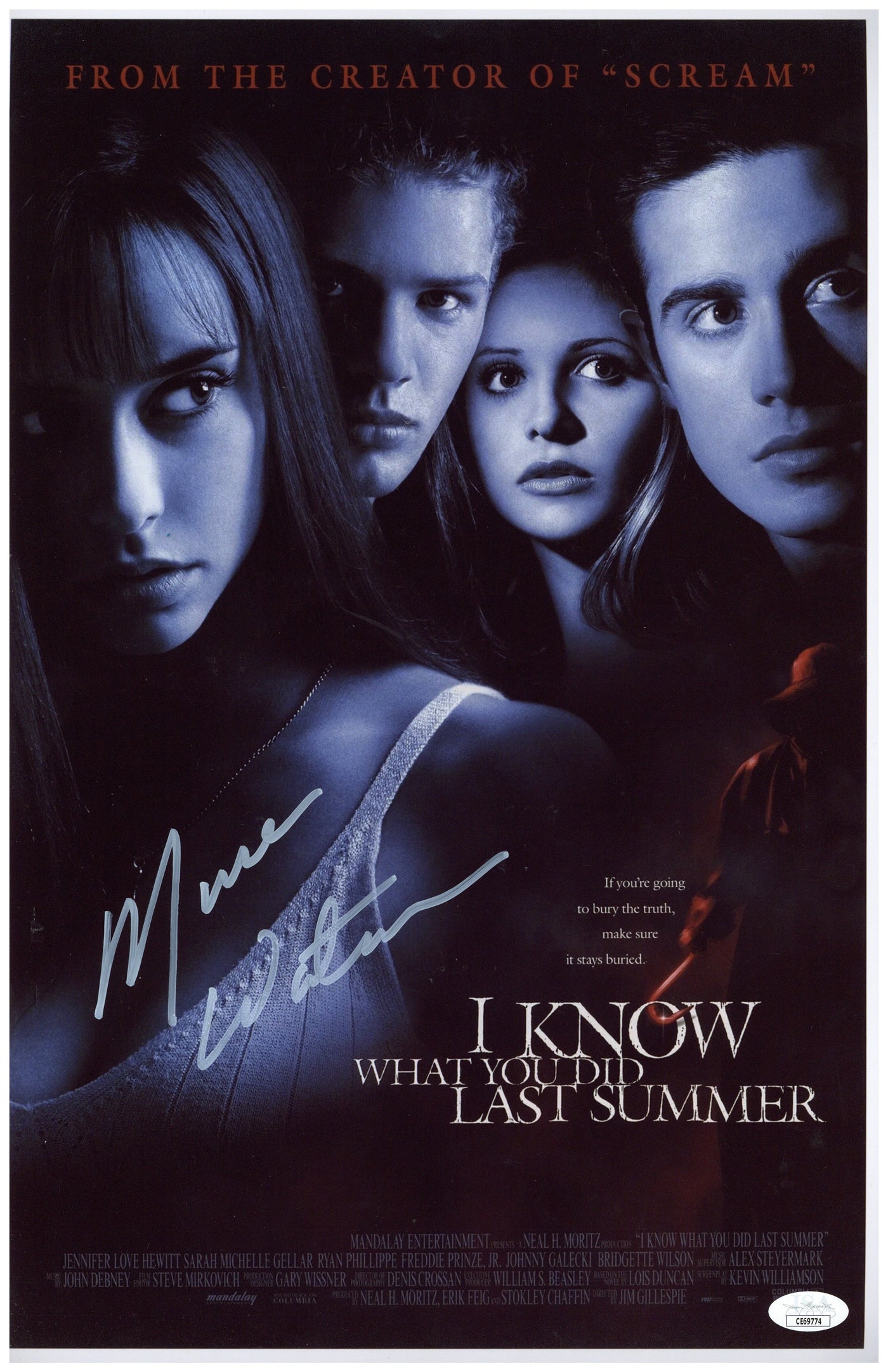 Muse Watson Signed 11X17 Photo I Know What You Did Last Summer Autographed JSA