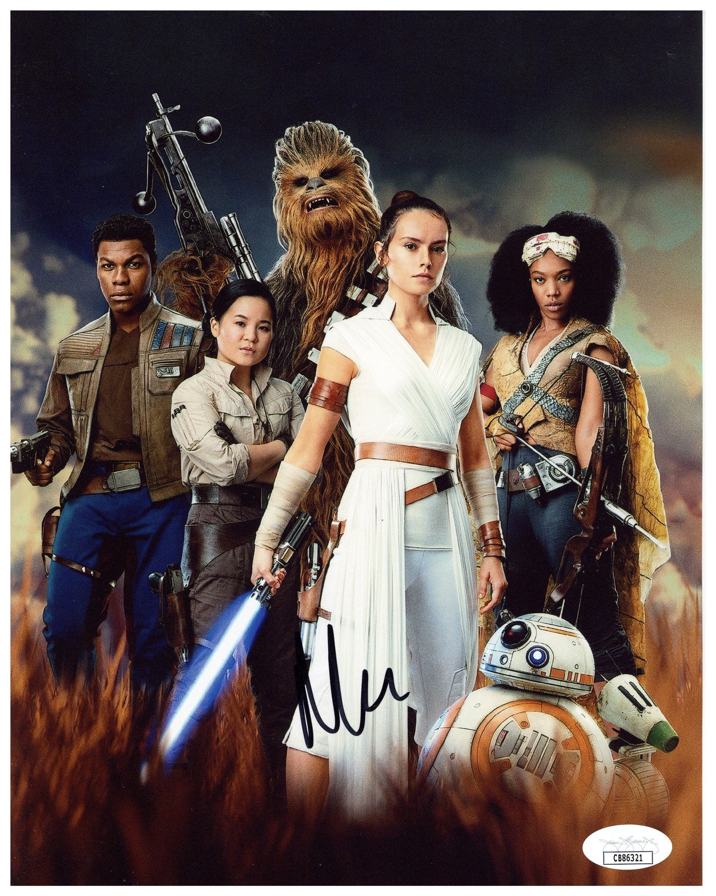 Naomi Ackie Signed 8x10 Photo Star Wars Autographed JSA COA 4