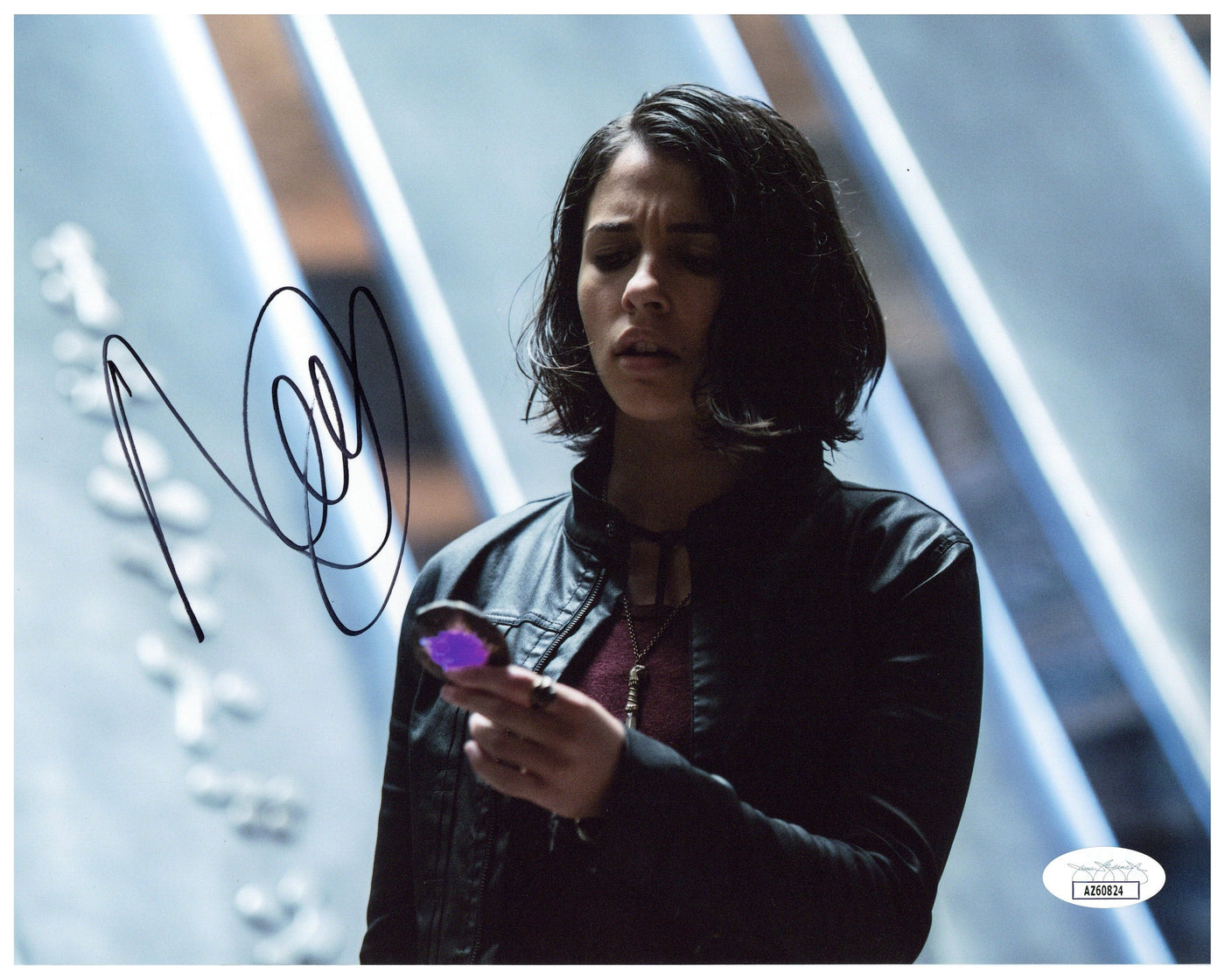 Naomi Scott Signed 8x10 Photo Power Rangers Autographed JSA COA #4