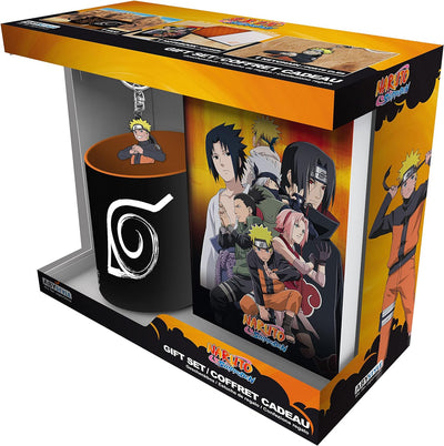 Naruto Shippuden Gift Set Includes Jouranl, Ceramic Coffee Tea Mug & Keychain Anime