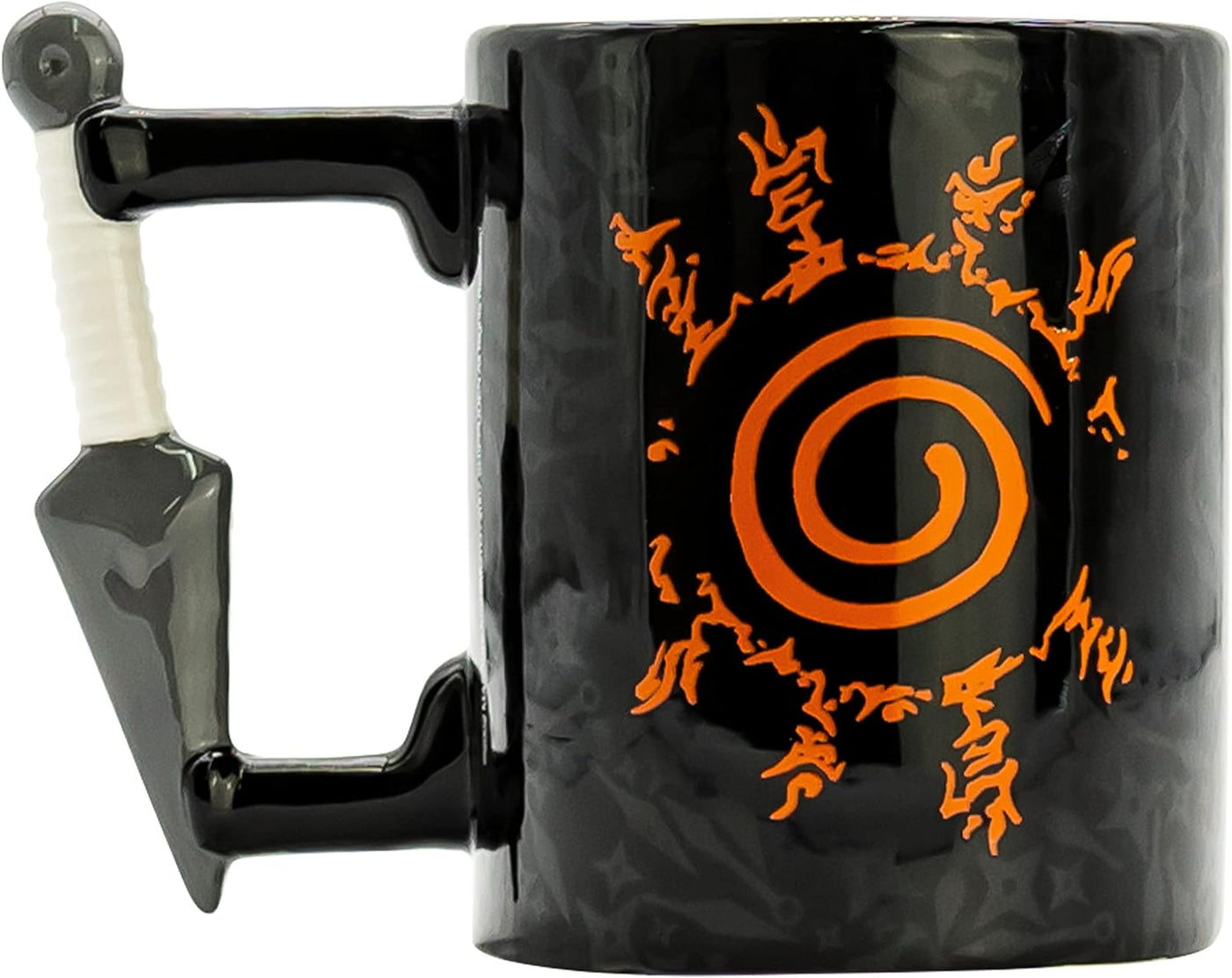 Naruto Shippuden Premium Gift Set 3D Mug, 14 Oz. Glass & Keychain Anime