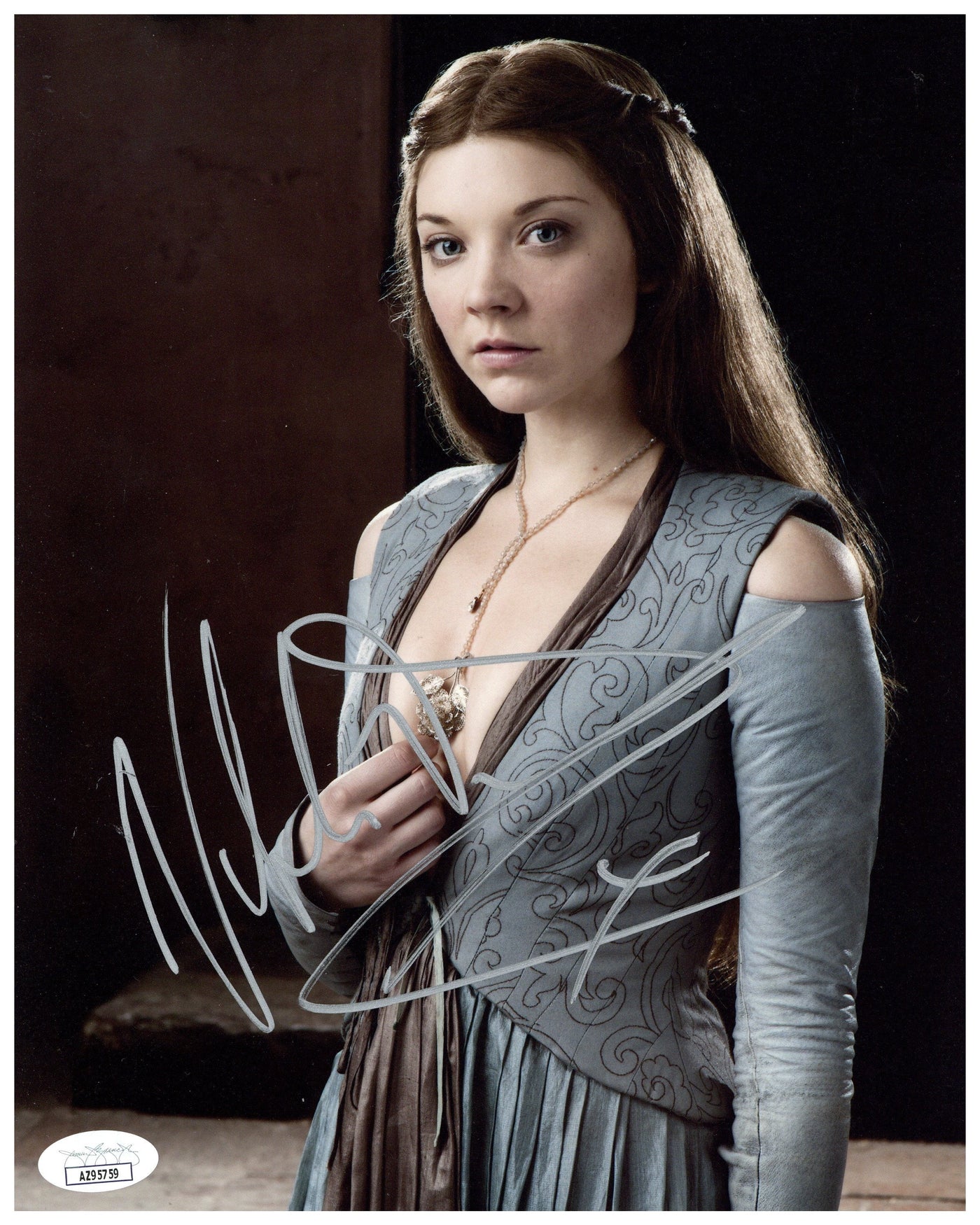 Natalie Dormer Signed 8x10 Photo Game of Thrones Margaery Tyrell Autographed JSA 2