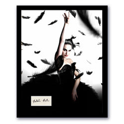 Image of Natalie Portman Signed Cut 11x14 Custom Framed Black Swan Autographed ACOA