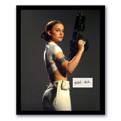 Image of Natalie Portman Signed Cut 11x14 Custom Framed Star Wars Autographed ACOA #2