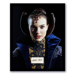 Image of Natalie Portman Signed Cut 11x14 Custom Framed Star Wars Autographed ACOA