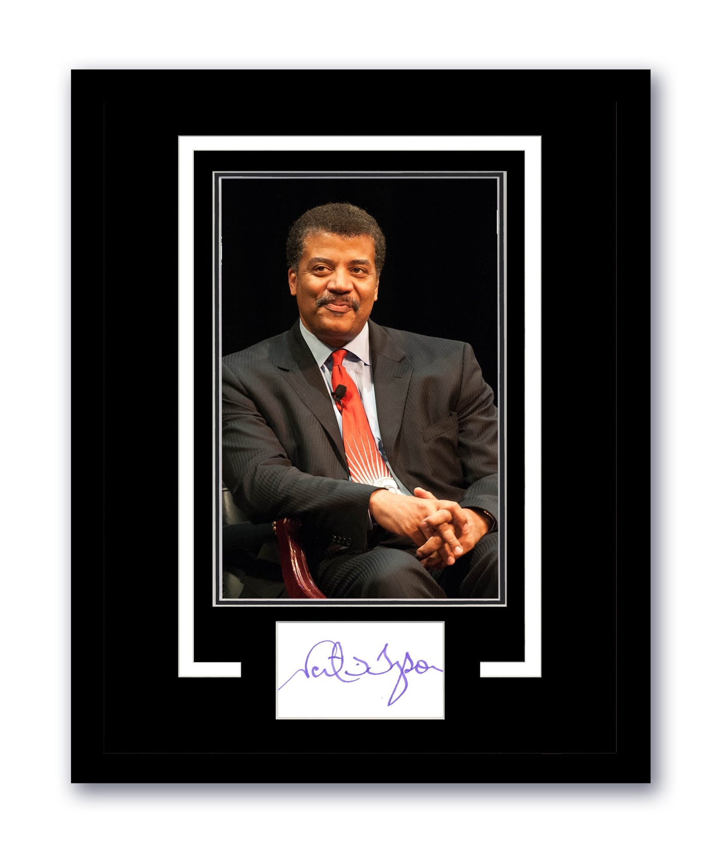 Neil deGrasse Tyson Signed 11x14 Framed Photo Space Autographed AutographCOA