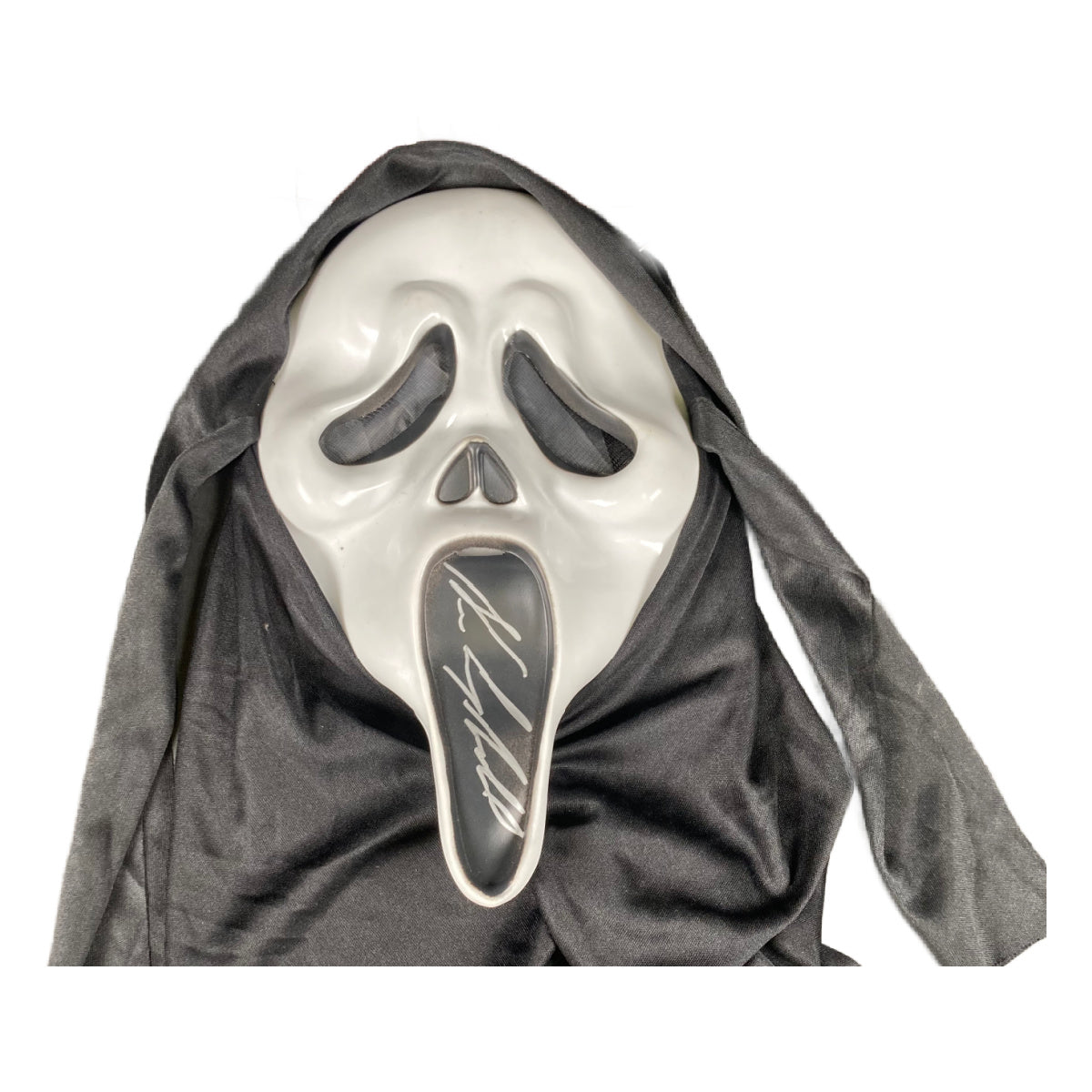 Neve Campbell Signed Scream Ghostface Mask Autographed JSA COA
