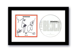 Image of New Kids on the Block Signed Revisted CD 7X12 Custom Frame Autographed ACOA