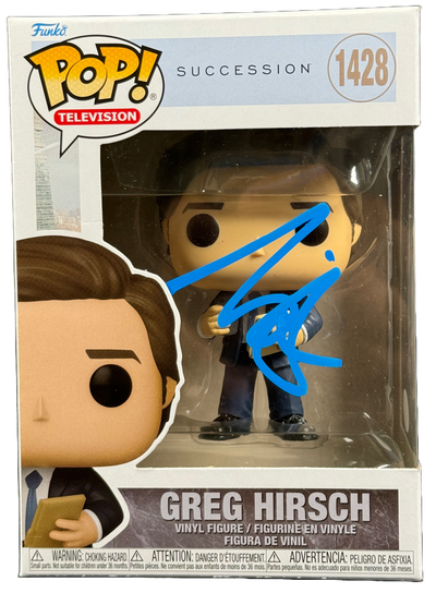 Nicholas Braun Signed Funko Pop 1428 Succession Greg Hirsch Autographed JSA COA 2