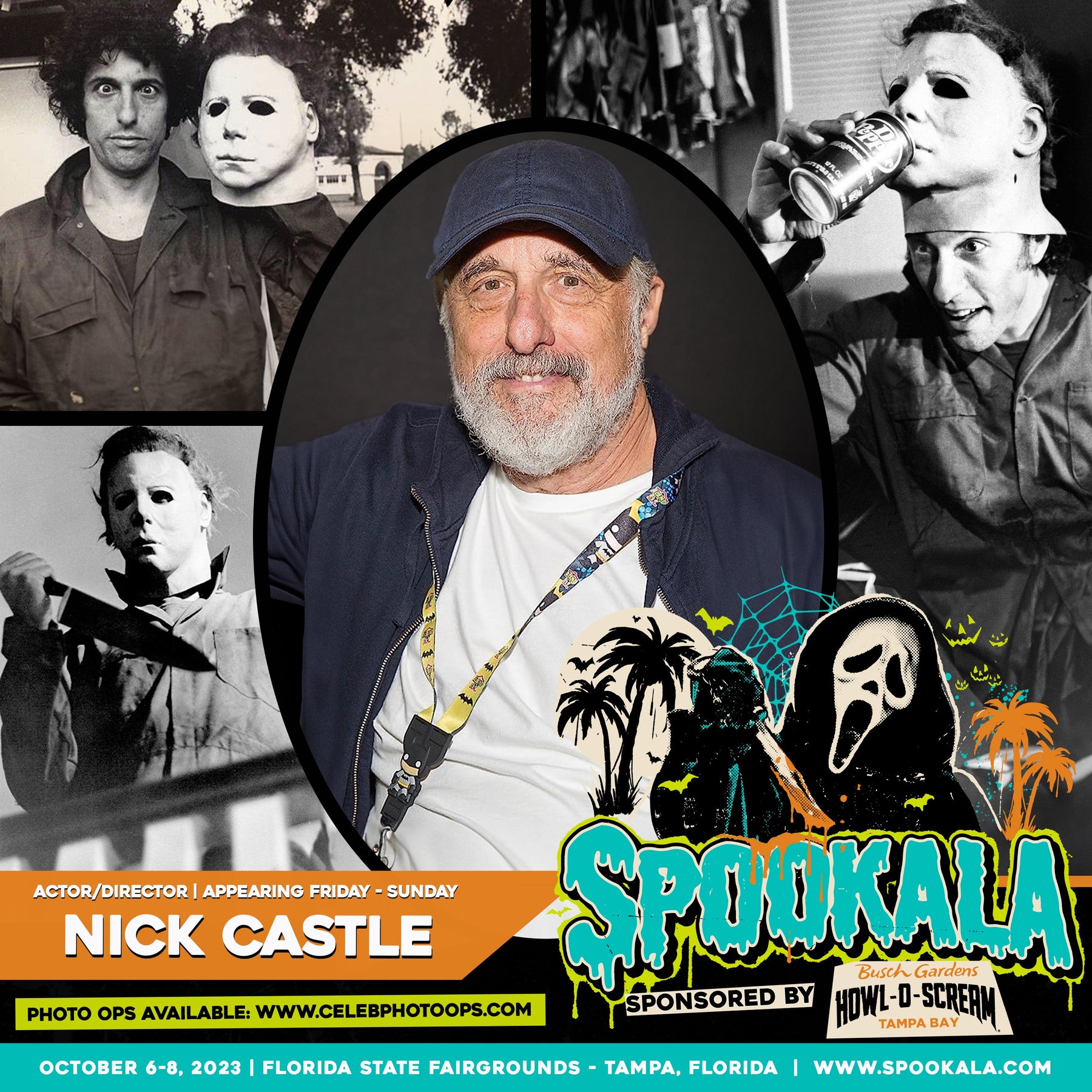 Nick Castle Official Autograph MailIn Service Spookala Tampa 2023