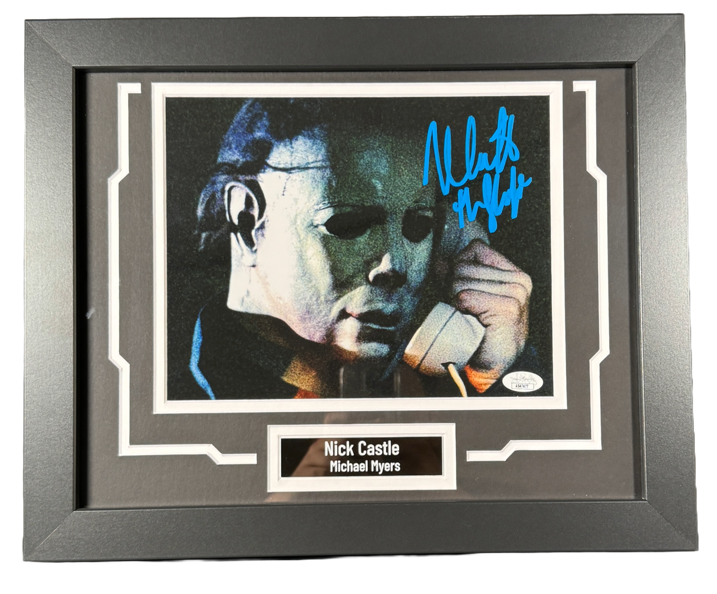 Nick Castle Signed Custom Framed 8x10 Photo Halloween The Shape Michael Myers Autograph JSA COA