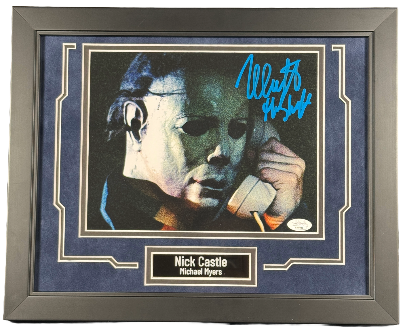 Nick Castle Signed Custom Framed 8x10 Photo Halloween The Shape Michael Myers Autograph JSA COA