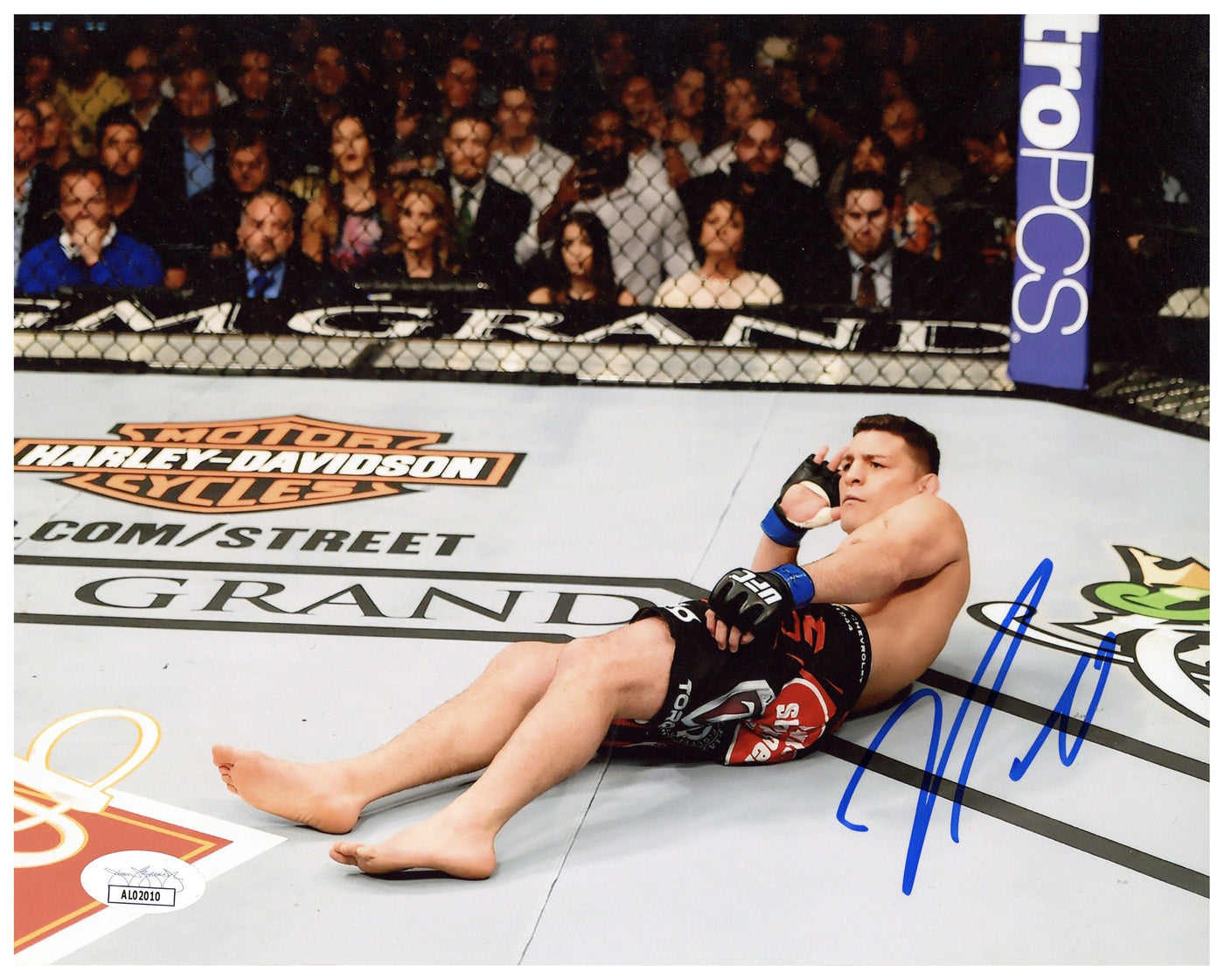 Nick Diaz Signed 8x10 Photo UFC MMA Fighter Autographed JSA COA