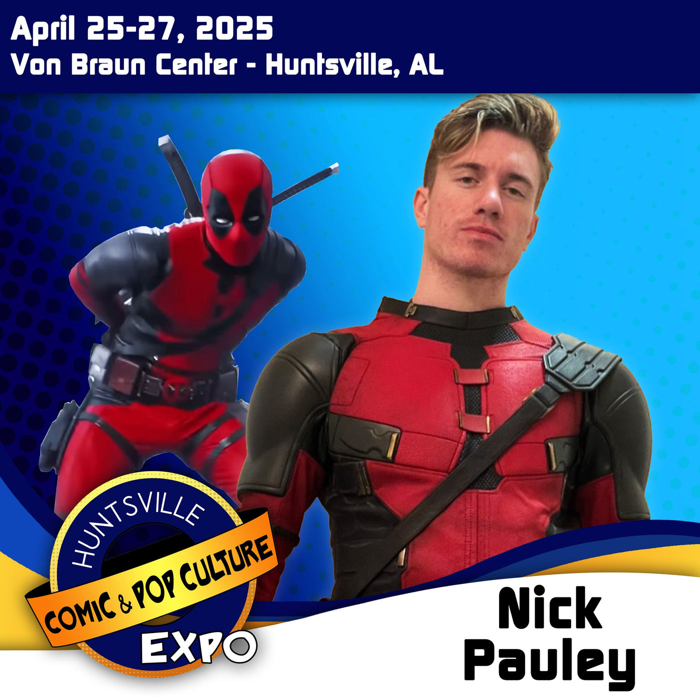 Nick Pauley Official Autograph Mail-In Service - Huntsville Expo 2025