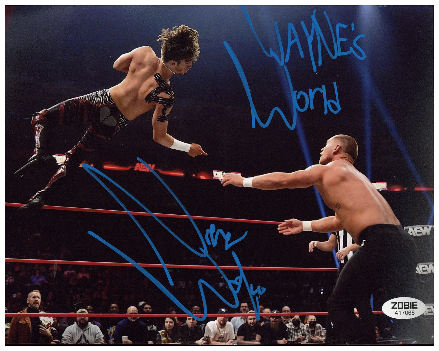 Nick Wayne Signed 8x10 Photo AEW Pro Wrestling Autographed Zobie COA