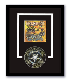 Image of Nickelback Signed Get Rollin 11X14 Framed Autographed ACOA ACOA