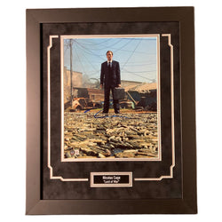 Image of Nicolas Cage Signed 11x14 Photo Lord of the War Autographed Custom Framed Authenticated BAS COA