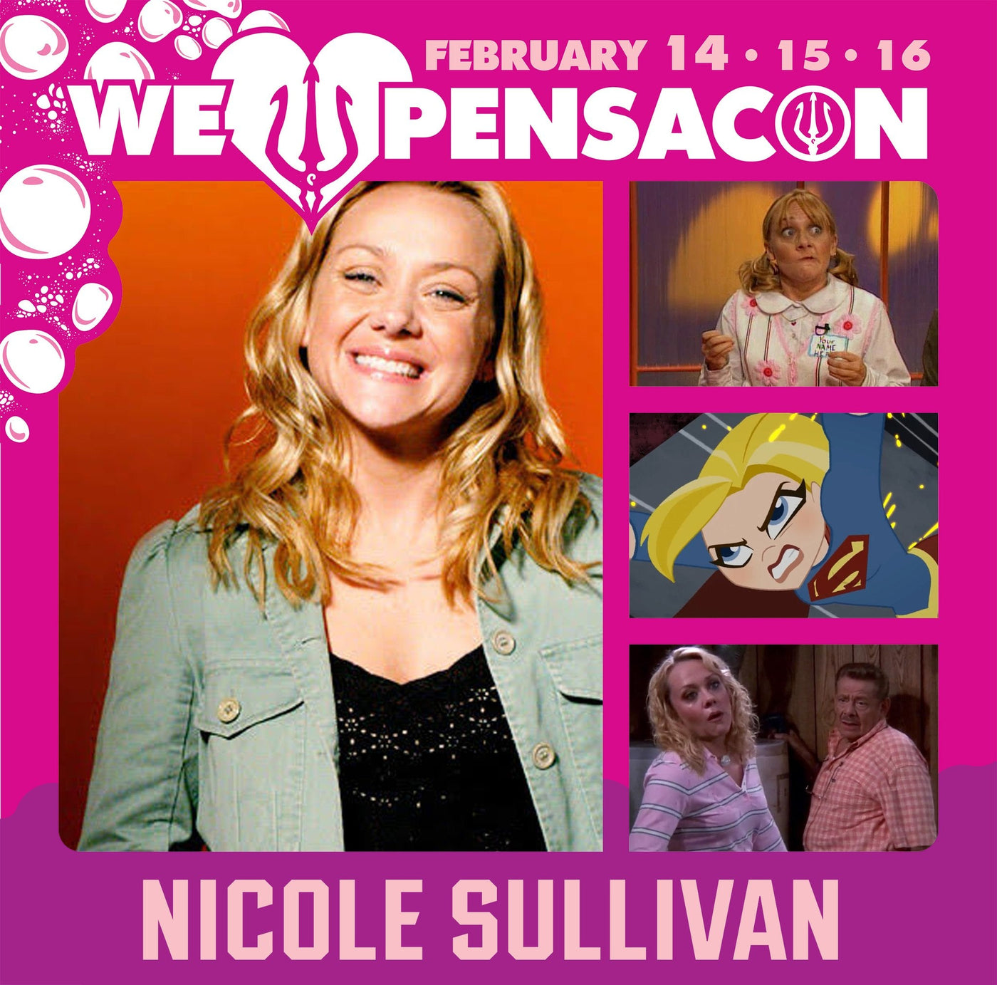 Nicole Sullivan Official Autograph Mail-In Service - Pensacon 2025